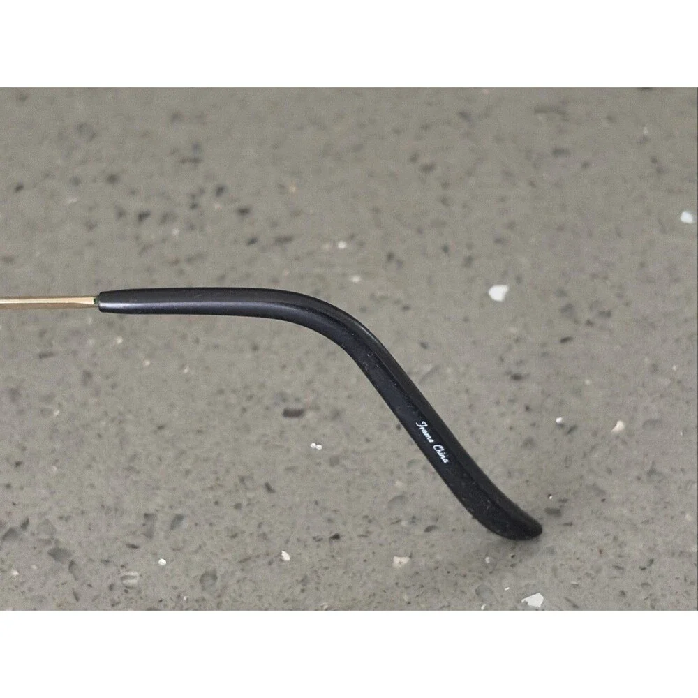 Aristar 6237 026 50-17-135 Gold Flex-Hinge Eyeglasses Frames ONLY round gold